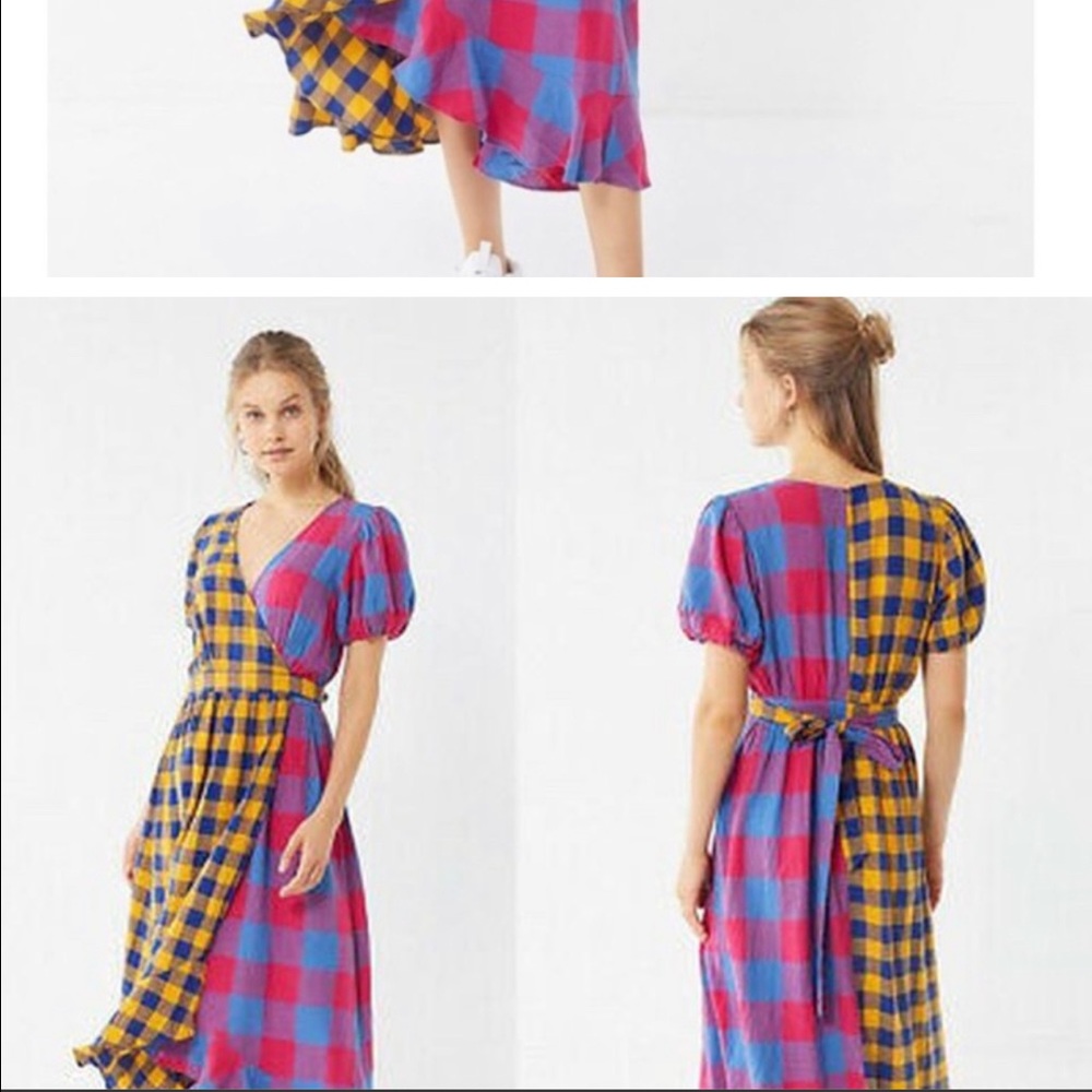 ISO: URBAN OUTFITTERS ANA MIXED PLAIN LINEN DRESS IN MEDIUM OR LARGE